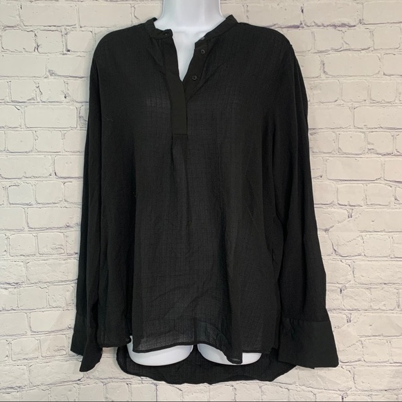 Who What Wear Black Blouse XL - Picture 1 of 10